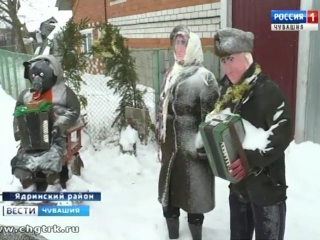 Медведь-гармонист и полицейский дядя Коля. В Кильдишево подвели итоги новогоднего конкурса